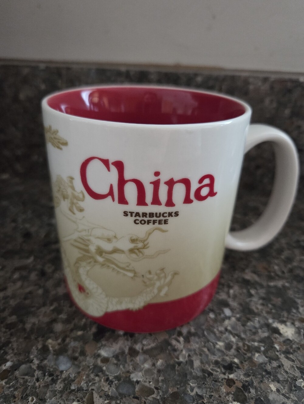 Starbucks 2013 China Mug With Dragon Accent